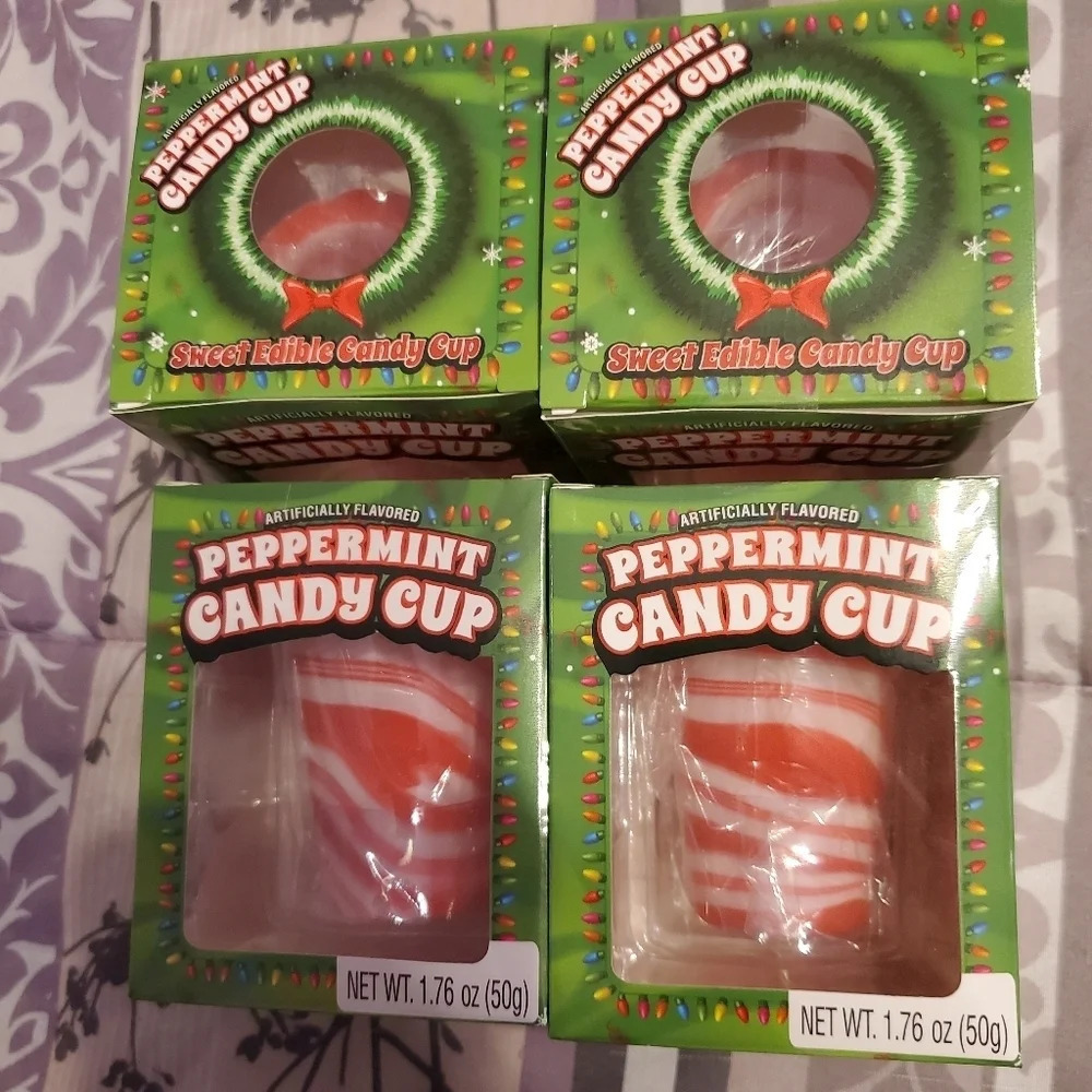Party Peppermint Candy Cups Shot Glass